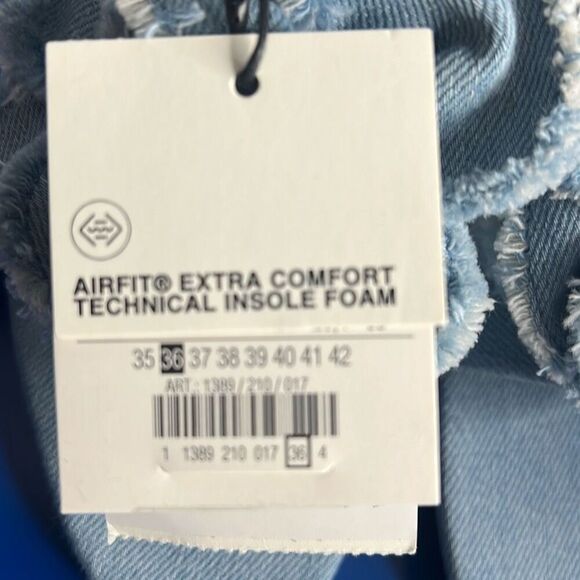 NWT Zara Floral Denim Heels Sandals - Picture 15 of 15